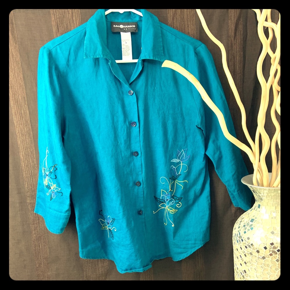 Sag harbor button down top